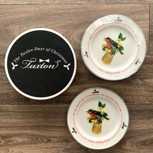 Collectible Tuxton 12 days of Christmas plates